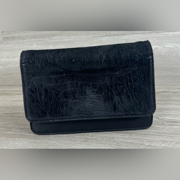 Aimee Kestenberg Foldover Leather Wrapped Chain Cross Body Leather Bag - Picture 12 of 13